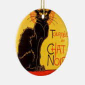 tournee de Chat Noir Black Cat Keramisch Ornament (Rechts)