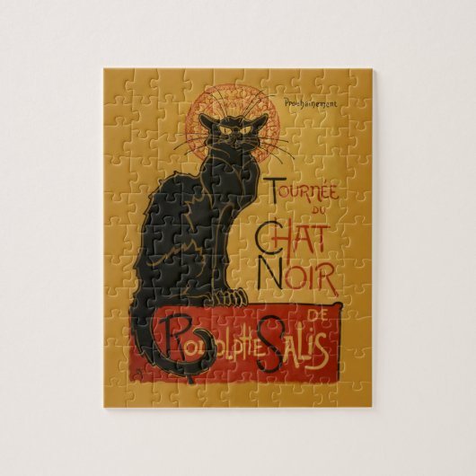 Tournee de Chat Noir Black Cat Legpuzzel (Verticaal)