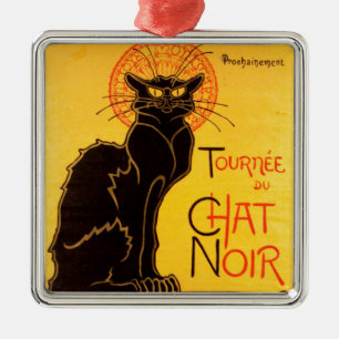  tournee de Chat Noir Black Cat Metalen Ornament