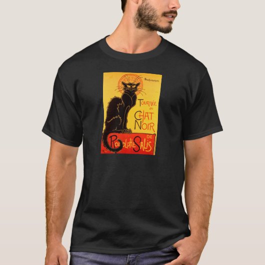  tournee de Chat Noir Black Cat T-shirt (Voorkant)