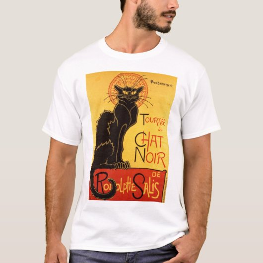  tournee de Chat Noir Black Cat T-shirt (Voorkant)