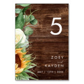 Tournée de pays audacieux | Numéro de table de boi (Dos)