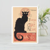 Tournee du Chat Noir (1896 Bedankkaart (Staand voorkant)