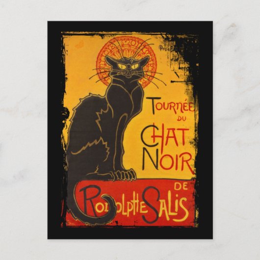 Tournee du Chat Noir Briefkaart (Voorkant)