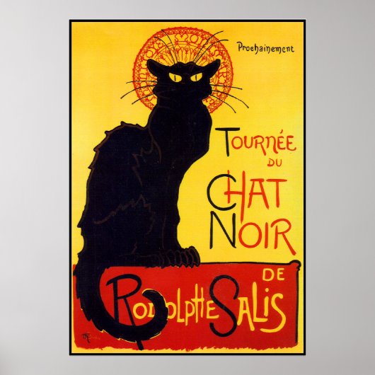 Tournée du Chat Noir, c.1896 Poster (Voorkant)