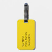 Tournee du Chat Noir Franse Zwarte Kat Kunst Bagagelabel (Achterkant verticaal)