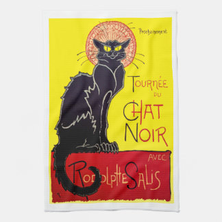 Tournee du Chat Noir French Cabaret Kitchen Towel Theedoek