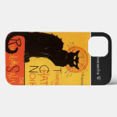 Tournée du Chat Noir, Steinlen Black Cat  Case-Mate iPhone Case (Achterkant (horizontaal))