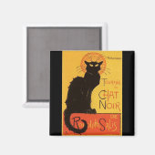 Tournée du Chat Noir, Steinlen Black Cat  Magneet (Voorkant / Achterkant)