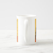 Tournée du Chat Noir, Steinlen Black Cat Porselein Kop (Achterkant)