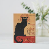Tournée du Chat Noir, Théophile Steinlen Briefkaart (Staand voorkant)