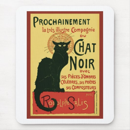 Tournée du Chat Noir, Theophile Steinlen Muismat (Voorkant)