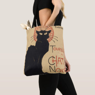 Tournee du Chat Noir Vintage Black Cat Art Nouveau Draagtas