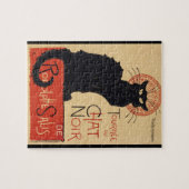 Tournee du Chat Noir Zwart Cat Art Nouveau Legpuzzel (Horizontaal)