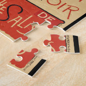 Tournee du Chat Noir Zwart Cat Art Nouveau Legpuzzel (Zijkant)