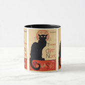 Tournee du Chat Noir  Zwart Cat Art Nouveau Mok (Midden)