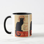 Tournee du Chat Noir  Zwart Cat Art Nouveau Mok (Links)