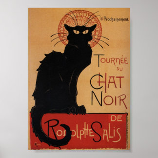 Tournee du conversation noir affiche publicitaire