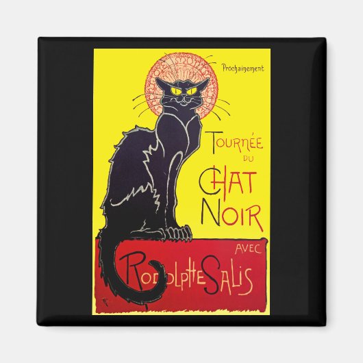 Tournee du Conversation Noir Cabaret Magnet cadeau (Devant)
