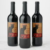 Tournee du Conversation Noir Vin et Étiquette de v (Bouteilles)