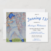 TOURNER 13 INVITATION DU PARTI DU BASEBALL (Devant)