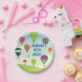 Tourner avec les assiettes de fête de Jésus-enfant (Fête)