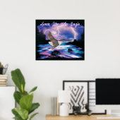 Tourner Comme Une Poster D'Aigle (Bureau à domicile)