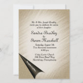 Tourner la page Antique Faire-part de mariage or (Devant)