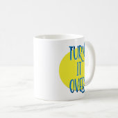 Tourner sur la récupération Slogan Mug (Devant droit)