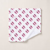 Tournes blanches roses Enfants (Gant de toilette)
