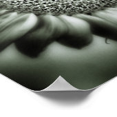 Tournesol 1 Poster Carré Imprimer (Coin)