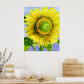Tournesol 3 Aquarelle Peinture Art Poster Imprimer (Cuisine)