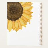 Tournesol à l'aquarelle (Dos)