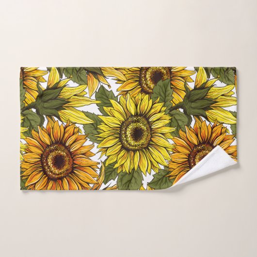 Tournesol à main (Serviette à main)