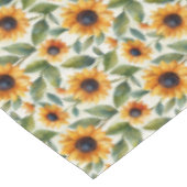 Tournesol Anniversaire Maison Décor Nappe Fleurie (Angle)