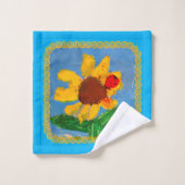Tournesol "Art by Kids" (Gant de toilette)