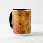 Tournesol Art Peinture Mugs (Devant gauche)