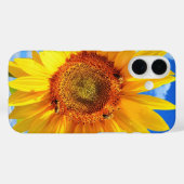 Tournesol avec abeilles coque iphone (Verso (horizontal))