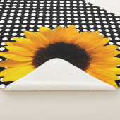 Tournesol avec couverture Sherpa Pois (3/4)
