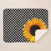 Tournesol avec couverture Sherpa Pois (Devant (Horizontal))