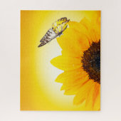 Tournesol avec puzzle papillon (Vertical)