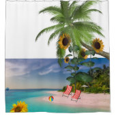 Tournesol Beach Douche rideau (Devant)