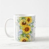 Tournesol Bible Verse Café Mug (Gauche)