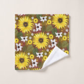 Tournesol Bohème Floral (Gant de toilette)