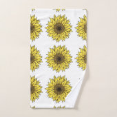 Tournesol, botanique, cadeau pour femmes (Serviette à main)