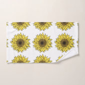 Tournesol, botanique, cadeau pour femmes (Serviette à main)