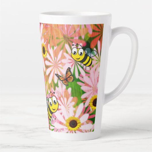 Tournesol Bumblebee Latte Mug (Droite)