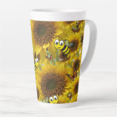 Tournesol Bumblebee Latte Mug (Angle droit)