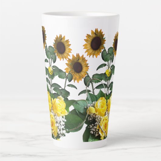 Tournesol Bumblebee Latte Mug (Devant)
