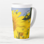 Tournesol Bumblebee Latte Mug (Angle droit)